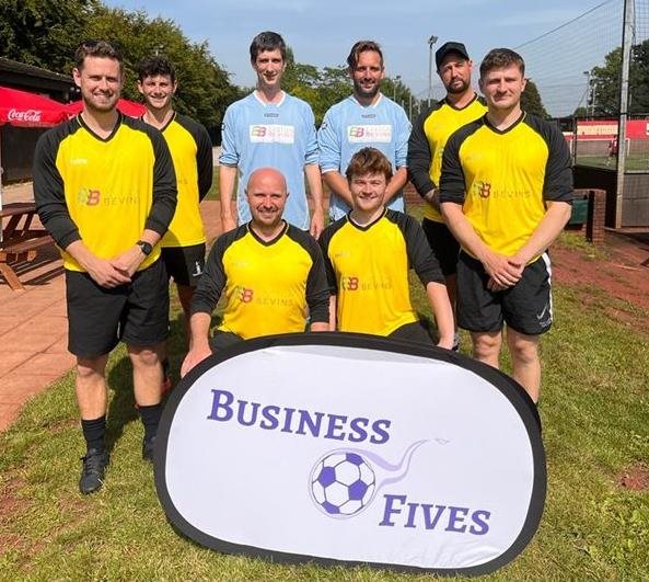 Playing football, raising money for MS