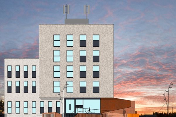 Converting an office into flats image