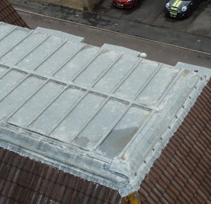 Team effort and drone imagery finally resolve leaky roof image