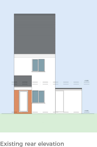 Extending and reconfiguring to create a more useful, liveable space image